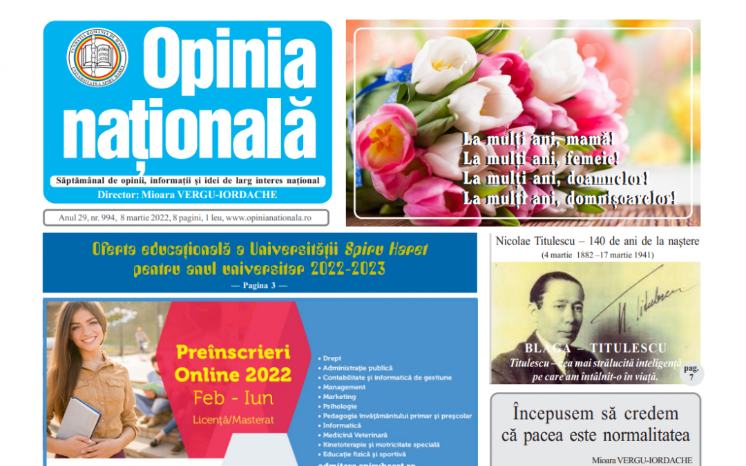 CONFEUROPA IMPRESE in the world-partenerul UNIVERSITĂŢII SPIRU HARET